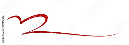 The symbol of a red stylized heart.
