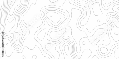 	
Abstract black and white topographic contours lines. Seamless pattern with lines White wave paper curved reliefs abstract background, Abstract topographic contours map background. 