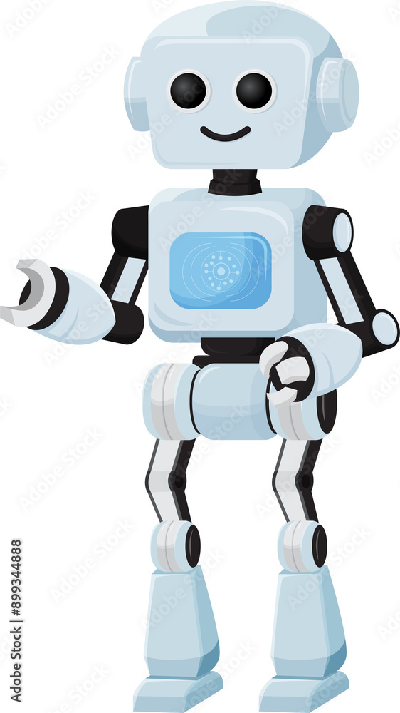 artificial intelligence robots cute illustration design artificial intelligence robots cute illustration design