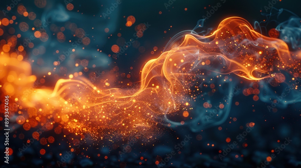 Abstract Fire and Smoke Abstract Art Abstract Fire and Smoke Abstract Art