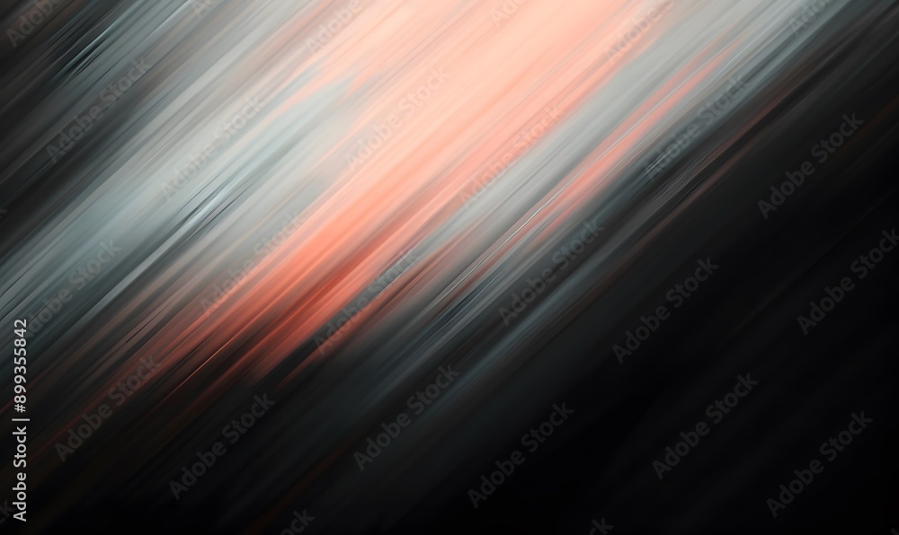 blurred background gradient black, silver and electric orange, Generative AI blurred background gradient black, silver and electric orange, Generative AI