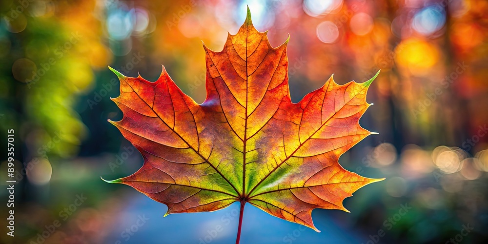 Artistic close-up of a vibrant maple leaf in Canada , nature, autumn, red, foliage, symbolic, iconic, Canadian, art Artistic close-up of a vibrant maple leaf in Canada , nature, autumn, red, foliage, symbolic, iconic, Canadian, art