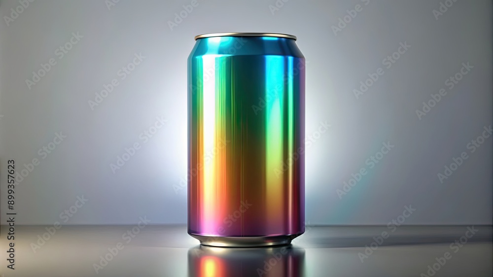Mockup of a sleek aluminum can with vibrant branding for advertising , mockup, can, aluminum, branding, advertising Mockup of a sleek aluminum can with vibrant branding for advertising , mockup, can, aluminum, branding, advertising