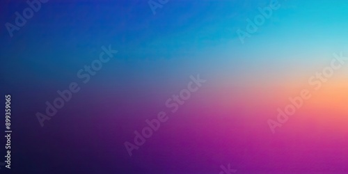Obraz na płótnie Dark Smooth Gradient Slide Background with Blues, Purples, and Peach , Widescreen, Presentation, PowerPoint, Google Slides