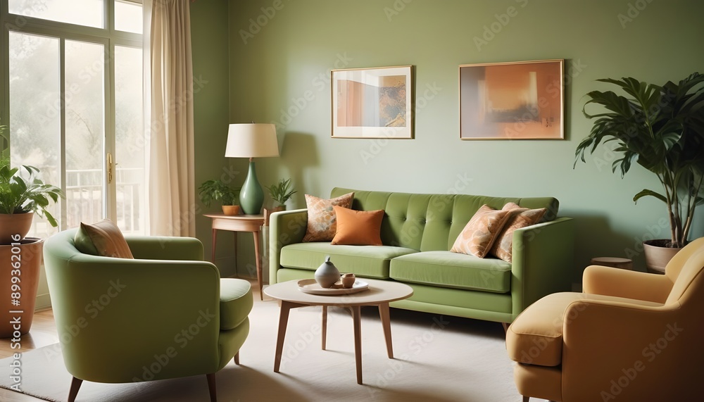 Photo interior modern design room 3d illustration Photo interior modern design room 3d illustration