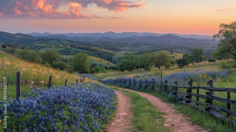 Sunset Over Hill Country