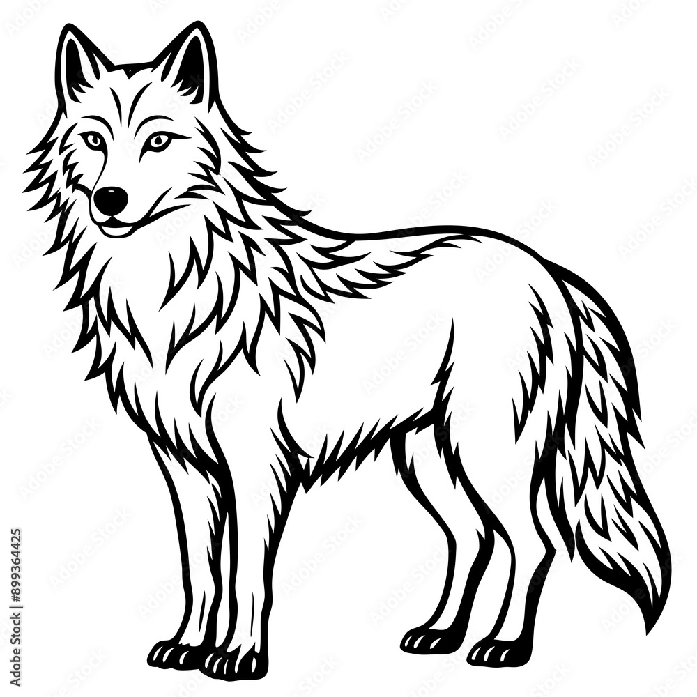 Arctic Wolf Icon Silhouette Vector Art Illustration
Arctic Wolf Icon Silhouette Vector Art Illustration
