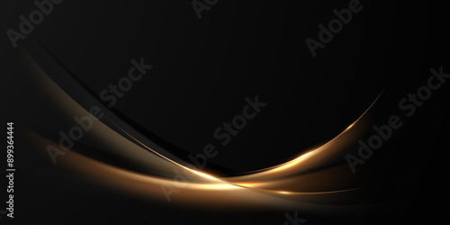 Black background with elegant effect. Vector illustration.