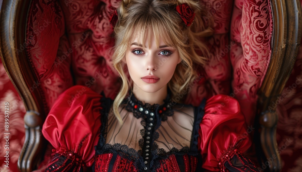Fototapeta premium Gothic queen woman 