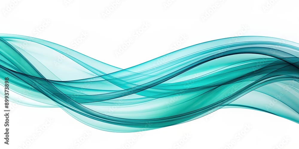 Abstract turquoise swirl design on a white background, turquoise, swirl, abstract, design, artistic, colorful, vibrant Abstract turquoise swirl design on a white background, turquoise, swirl, abstract, design, artistic, colorful, vibrant