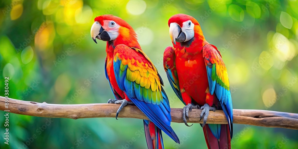 Two colorful parrots perched on a tree branch, parrots, birds, colorful, tropical, wildlife, exotic, nature, branch, perched, feathers Two colorful parrots perched on a tree branch, parrots, birds, colorful, tropical, wildlife, exotic, nature, branch, perched, feathers