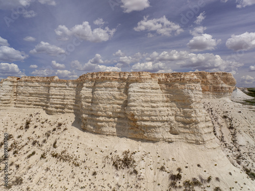 Akkergehsen plateau: it was once covered by ancient Paratethys Sea. Kazakhstan. photo