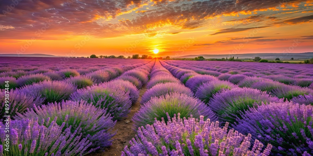 Lavender field illuminated by the warm colors of sunset , lavender, field, sunset, flowers, purple, nature, agriculture, landscape Lavender field illuminated by the warm colors of sunset , lavender, field, sunset, flowers, purple, nature, agriculture, landscape