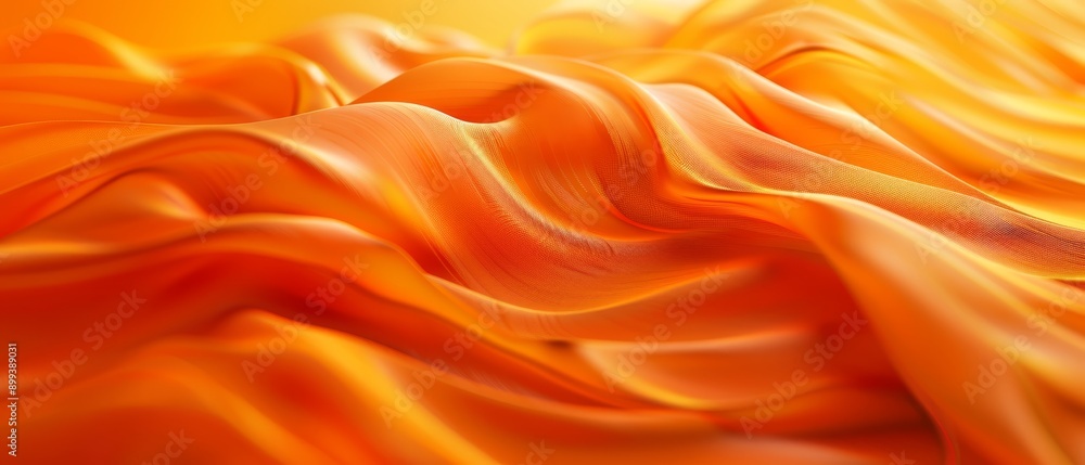 A tight shot of an orange fabric with a hazy sun image in the background and a hazy orange cloth depiction in the foreground A tight shot of an orange fabric with a hazy sun image in the background and a hazy orange cloth depiction in the foreground