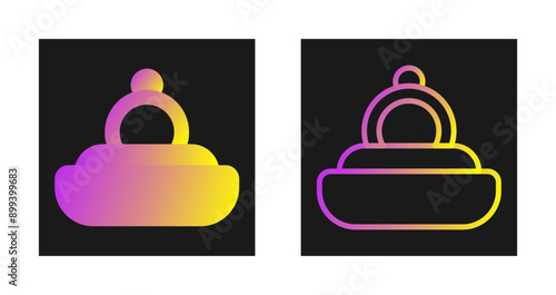 Engagement ring Vector Icon