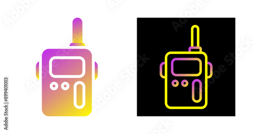 Emergency radio Vector Icon