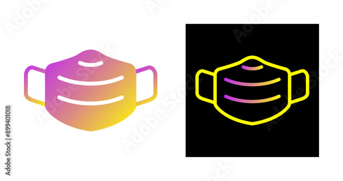 N95 mask Vector Icon