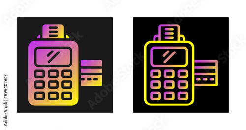 Magnetic Stripe Reader Vector Icon photo