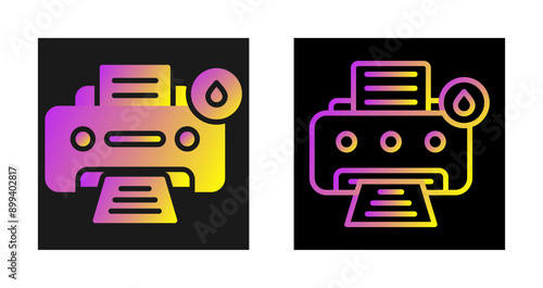 Inkjet Printer Vector Icon