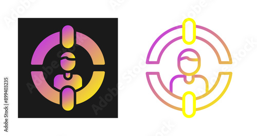 Customer Segmentation Vector Icon