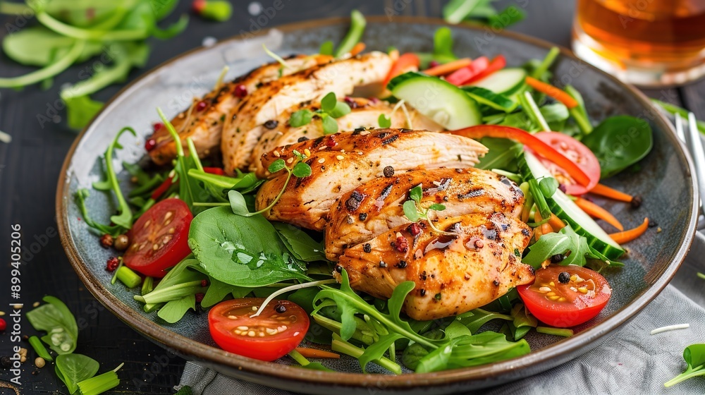 Whisk Together Health and Flavor with a Quinoa, Vegetable, and Chicken Salad – A Nutritious Delight for Every Palate Whisk Together Health and Flavor with a Quinoa, Vegetable, and Chicken Salad – A Nutritious Delight for Every Palate