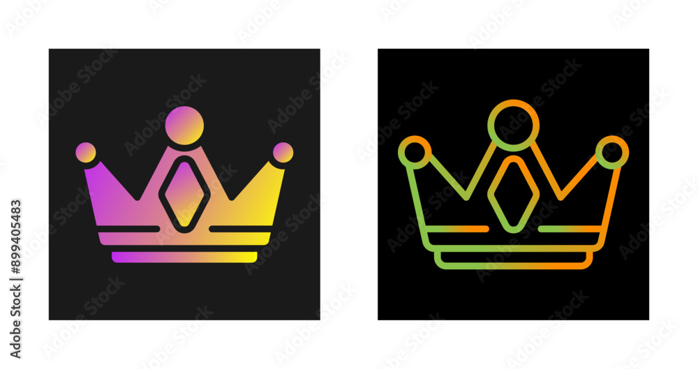 Crown Vector Icon Crown Vector Icon