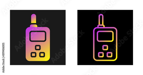 Emergency Radio Vector Icon