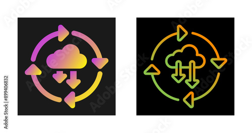 Continuous Deployment Vector Icon