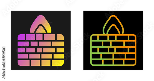 Firewall Vector Icon