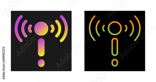 Network Troubleshooting Vector Icon