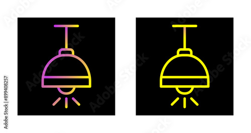 Ceiling Lamp Vector Icon