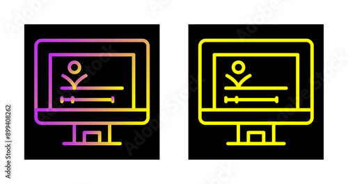 Motion Graphic Vector Icon