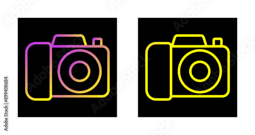 DSLR Camera Vector Icon