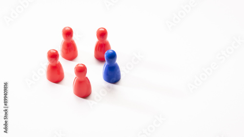 blue in five red team