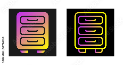 File cabinet Vector Icon