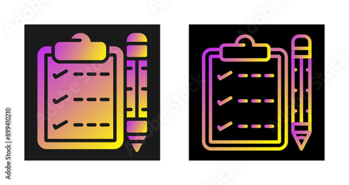 Writing pad Vector Icon