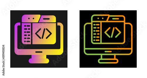 Code Editor Vector Icon