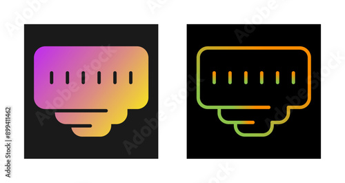 Ethernet Port Vector Icon