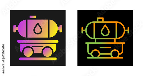 Tanker Truck Vector Icon