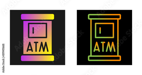 Atm Machine Vector Icon