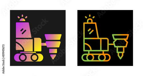 Drilling Machine Vector Icon