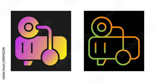Air compressor Vector Icon