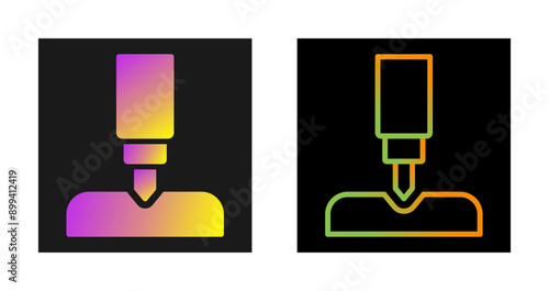 Pneumatic hammer Vector Icon
