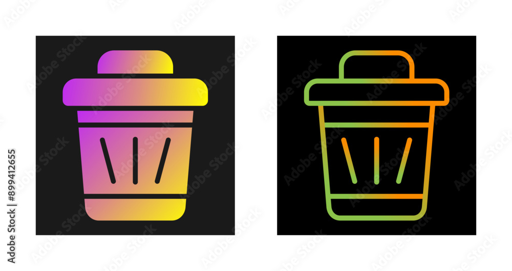 Trash Vector Icon Trash Vector Icon
