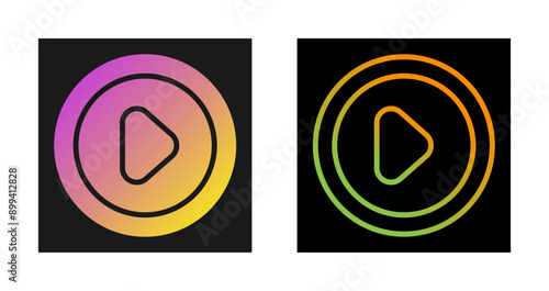 Play Vector Icon