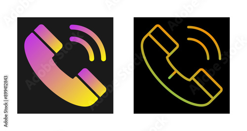 Phone Call Vector Icon