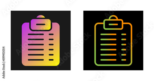 List Vector Icon