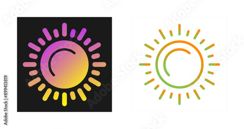Sun Vector Icon