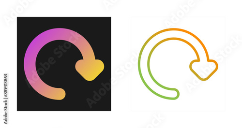 Rotate Right Vector Icon