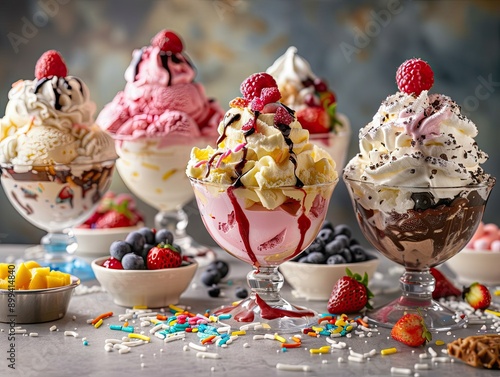 Creative Ice Cream Sundaes